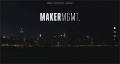 Desktop Screenshot of makermgmt.com